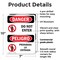 Signmission Do Not Enter Bilingual Danger Sign, Plastic, 7in W x 10in L, 2PK OS-2PACK-DS-P-710-VS-1151 - alternate 8